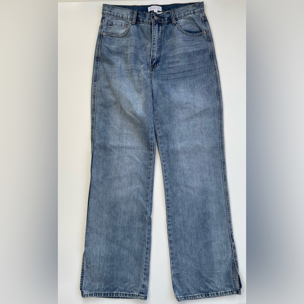 Grey Lab Women's High Rise Wide Leg Jeans Size 30 New with Tags NWT